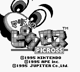 Mario no Picross (Japan) Title Screen